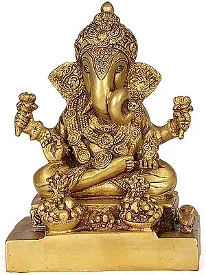 Shri Ganesha Anugraha Murti (Altar Piece)
