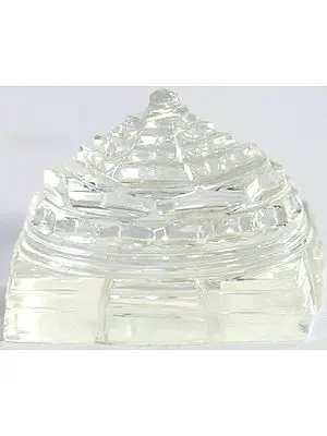 Shri Yantra (Carved in Crystal)