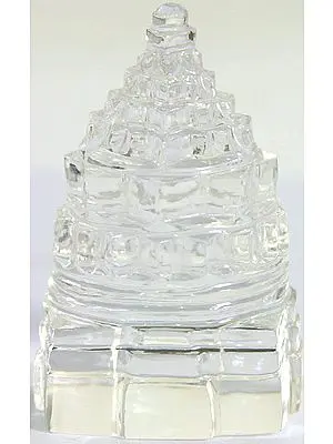 Shri Yantra (Carved in Crystal)