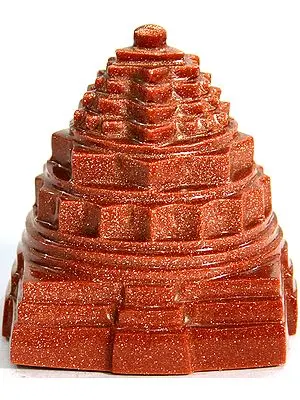 Shri Yantra (Carved in Sunstone)