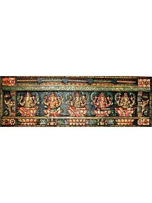 Pancha Ganesha Panel