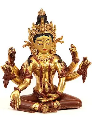 A Combination of Goddess Lakshmi and Saraswati