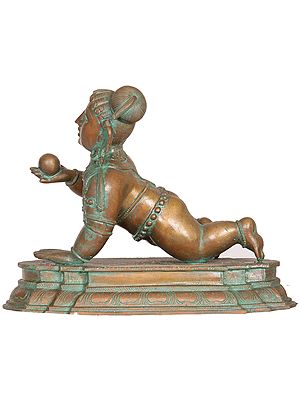 Baby Krishna As Butter Thief