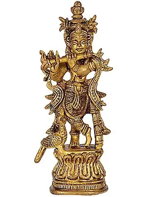 Fluting Krishna
