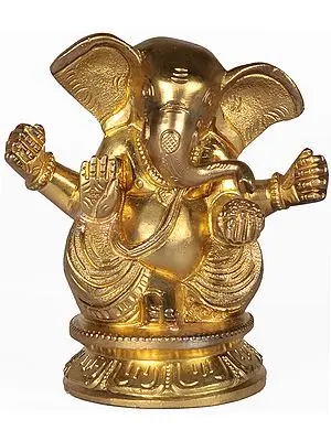 Blessing Ganesha (Small Sculpture)