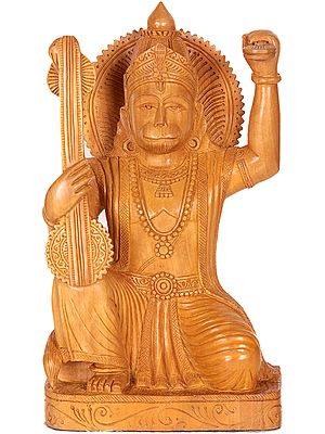 Hanuman Ji Singing the Glories of Lord Rama