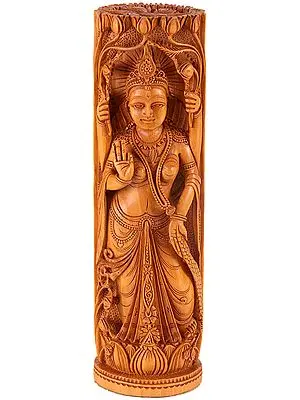 Goddess Lakshmi and Lord Ganesha (Three Dimensional Sculpture)