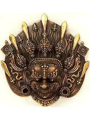 Mahakala Mask (Repousse Mask from Nepal)