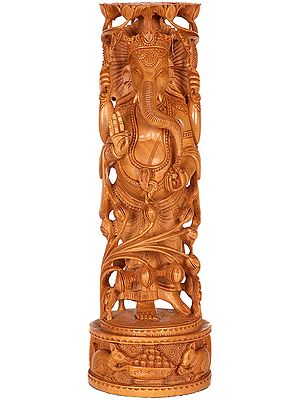 Ganesha Framed in Creepers