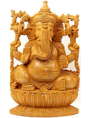 Lord Ganesha Blessing His Devotees
