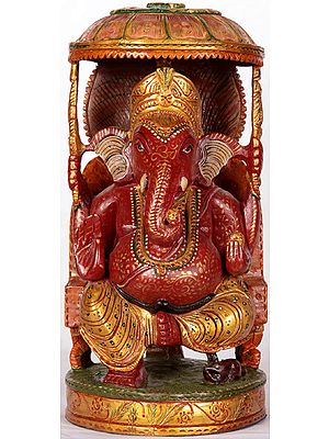 Shri Ganesha with Parasol