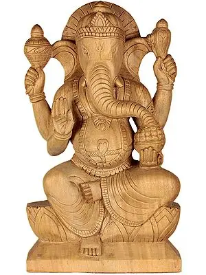 Lord Ganesha Seated in Lalitasana