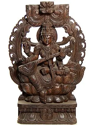 Kamalasana Saraswati Enshrining Prabhavali