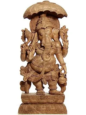 Parasol-carrying Ganesha