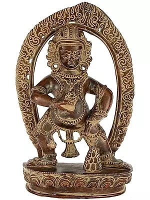 Kubera Brass Sculpture | Tibetan Buddhist Deity Statue