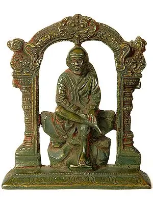 4" Sai Baba In Brass | Handmade | Made In India