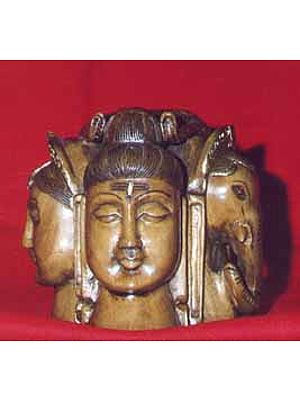 Shiva, Parvati and Ganesha