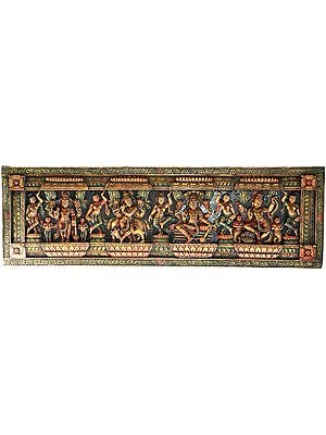 Shri Krishna Panel with Bhagavan Narayana