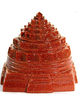 Shri Yantra (Carved in Sunstone)