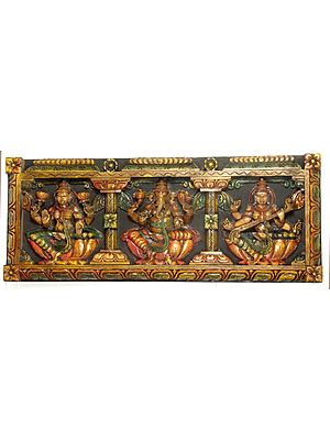 The Great Triad of Lakshmi, Ganesha and Saraswati