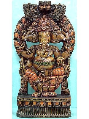 Trimukha Ganesha