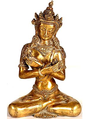 Vajradhara in Vajrahumkara-mudra