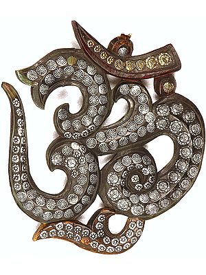 Wall Hanging Om (AUM) with the Figures of Sun