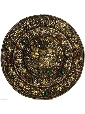 Wall Hanging Plate with Garuda