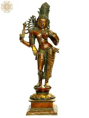 21" Union of the Hearer and the Heard In Brass | Handmade | Made In India