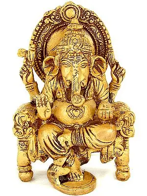 Enthroned Lord Ganesha
