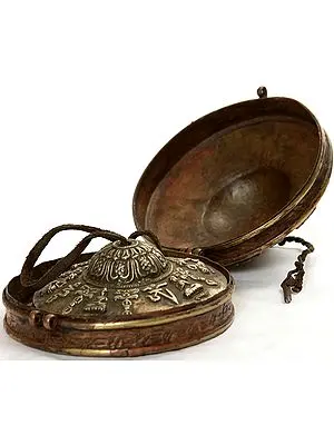 Cosmic Buddhas and Ashtamangala Cymbals with Case