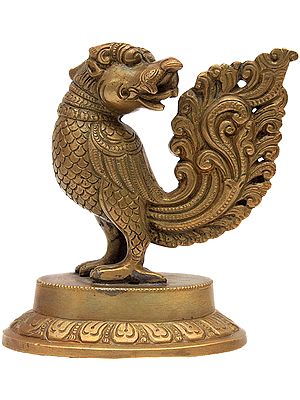 Composite Image of Lion and Bird