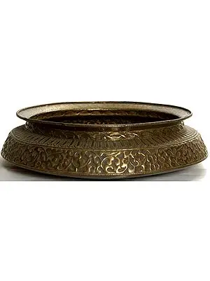 Large Ritual Bowl with Vishva Vajra Inside
