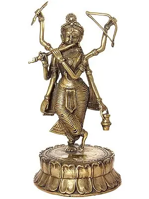 Composite Image of Lord Brahma, Lord Krishna and Lord Rama (Tribal Sculpture from Bastar)