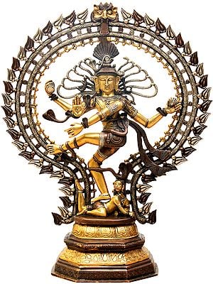 30" Large Size Nataraja - King of Dancers In Brass | Handmade | Made In India