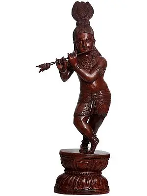 Fluting Krishna
