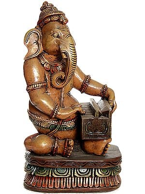 Lord Ganesha Plays Harmonium