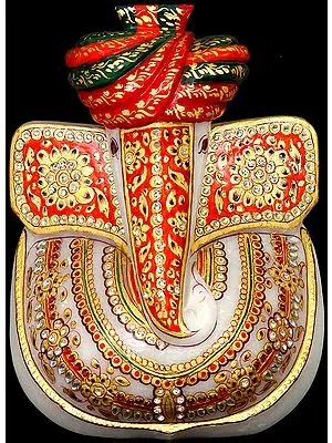 Turbaned Ganesha (Handcrafted from Rajasthan)