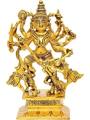 Goddess Durga Slaying the Demon Mahishasur