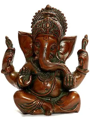 Lord Ganesha Blesses His Devotes