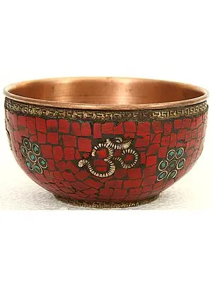 Om (AUM) Inlay Ritual Bowl