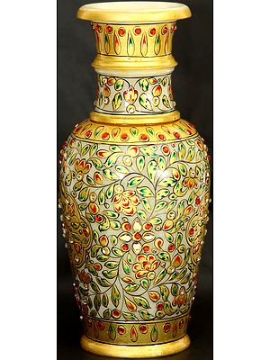 Marble Floral Vase