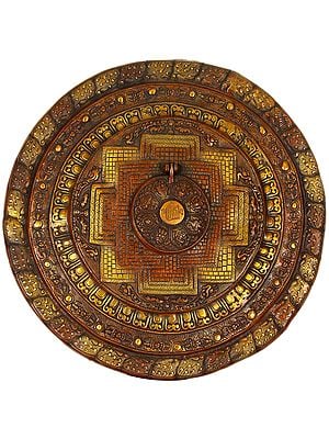 Tibetan Buddhist Mandala Plate
