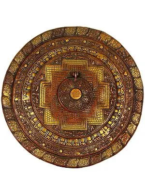 Tibetan Buddhist Mandala Plate