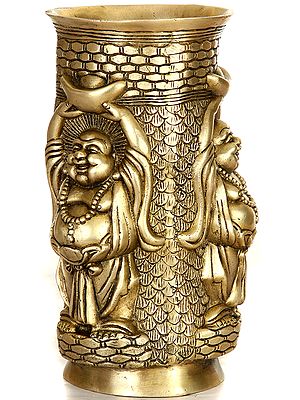 Laughing Buddha Flower Pot