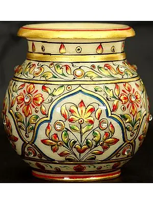 Marble Floral Pot