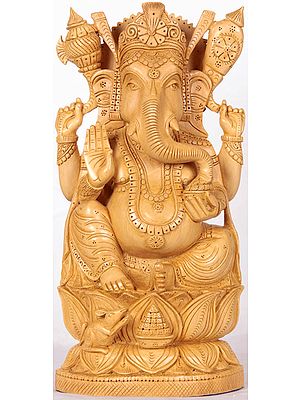 Kamalasana Shri Ganesha