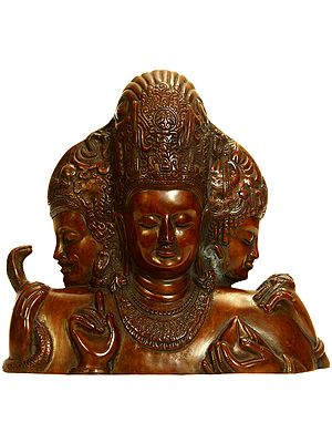 Trimurti (Brahma, Vishnu and Mahesha)