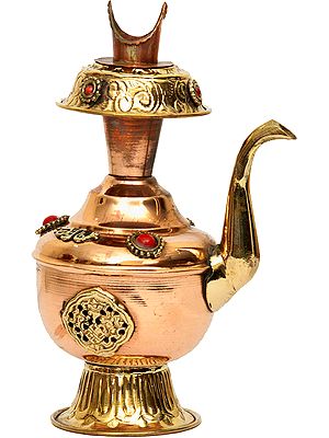 Ritual Kettle with Auspicious Symbols