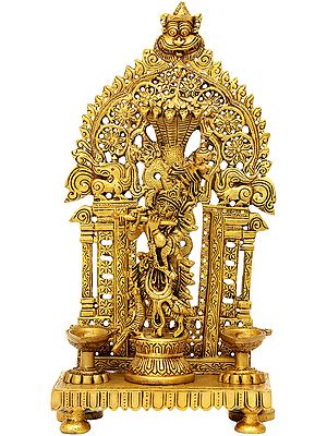 Shri Krishna Puja with Diyas